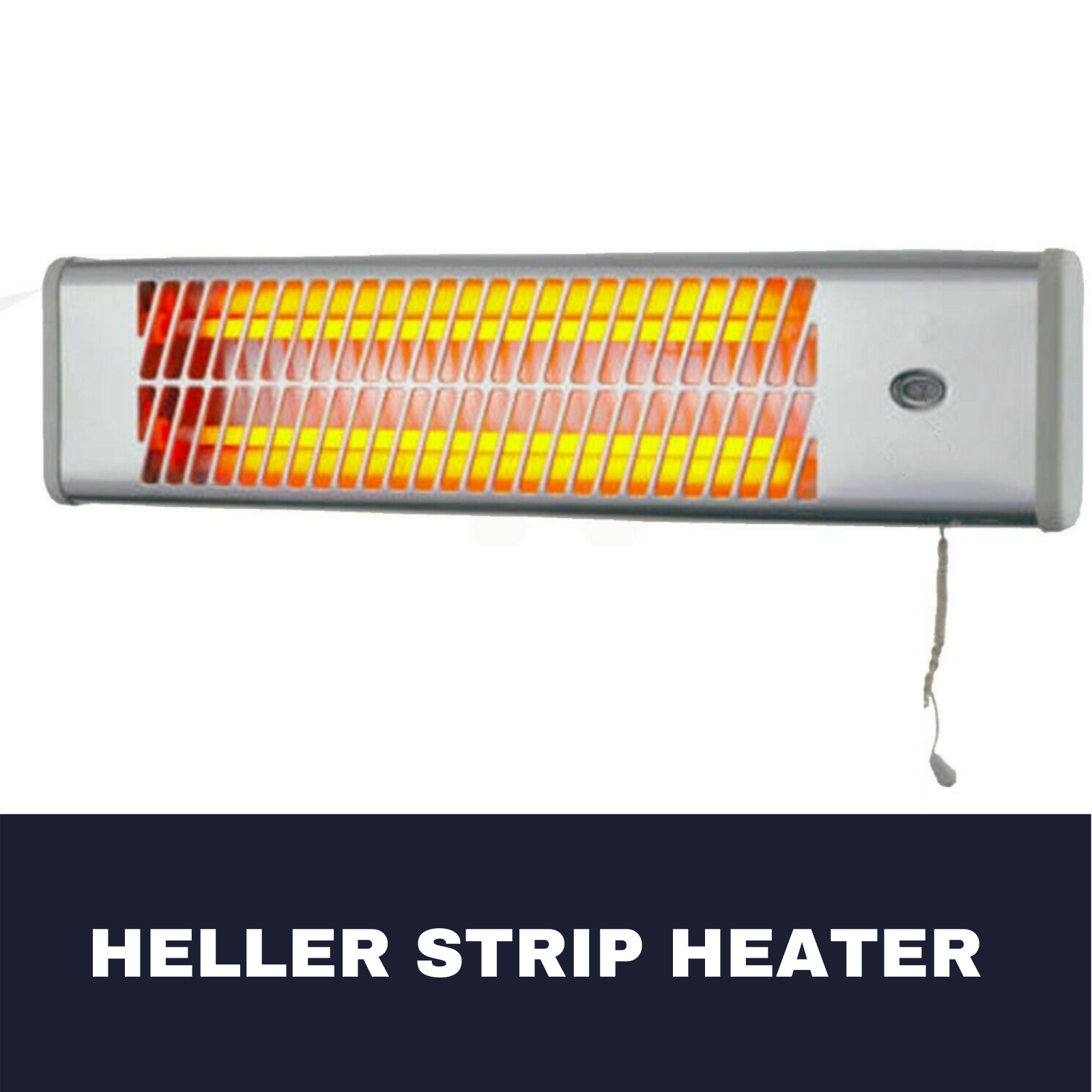 Heller Electric Infrared Radiant Strip Patio Halogen Heater Panel Outdoor NEW 9312737098948 eBay