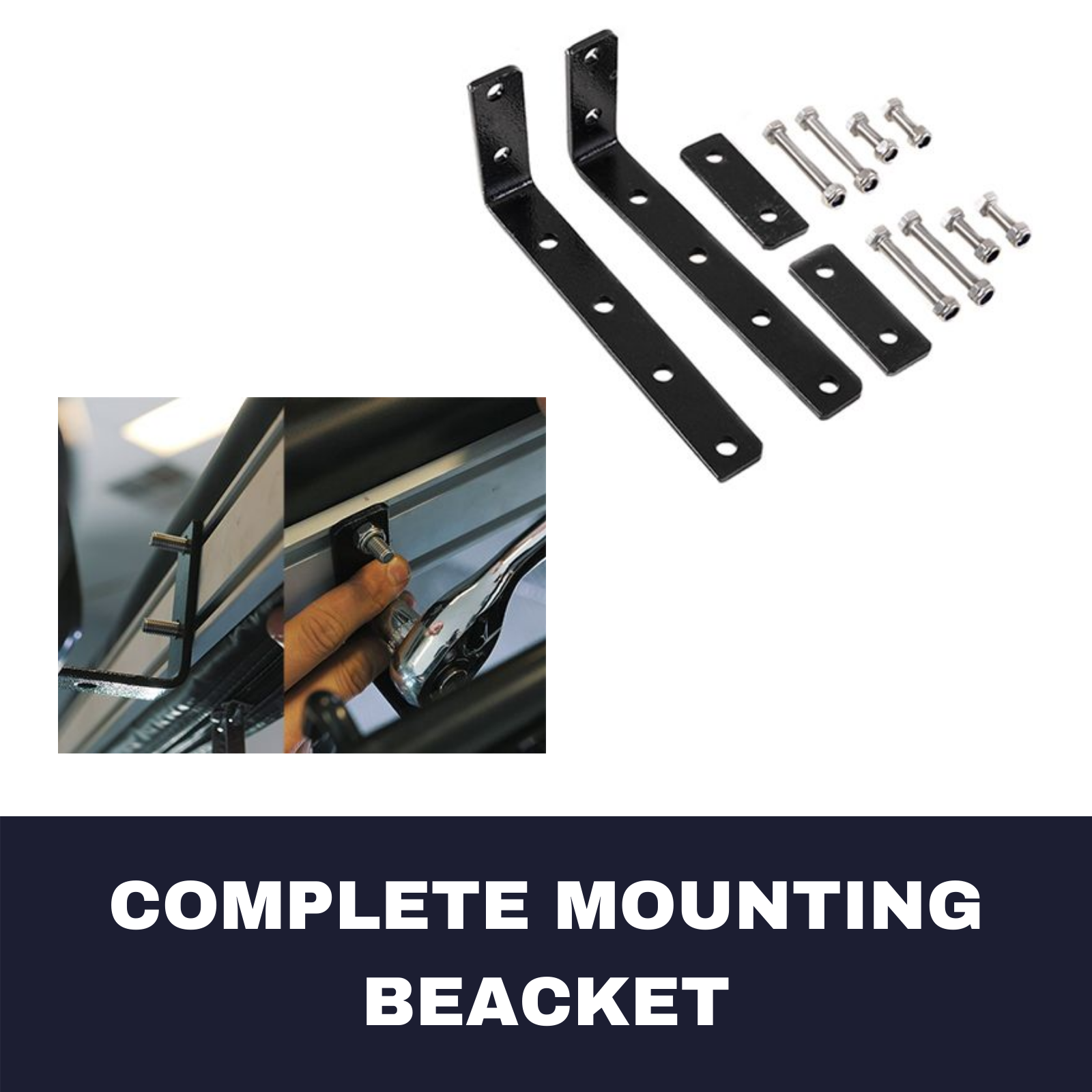 Heavy Duty Awning Mounting Bracket Kit Suit Adventure Kings Car Roof