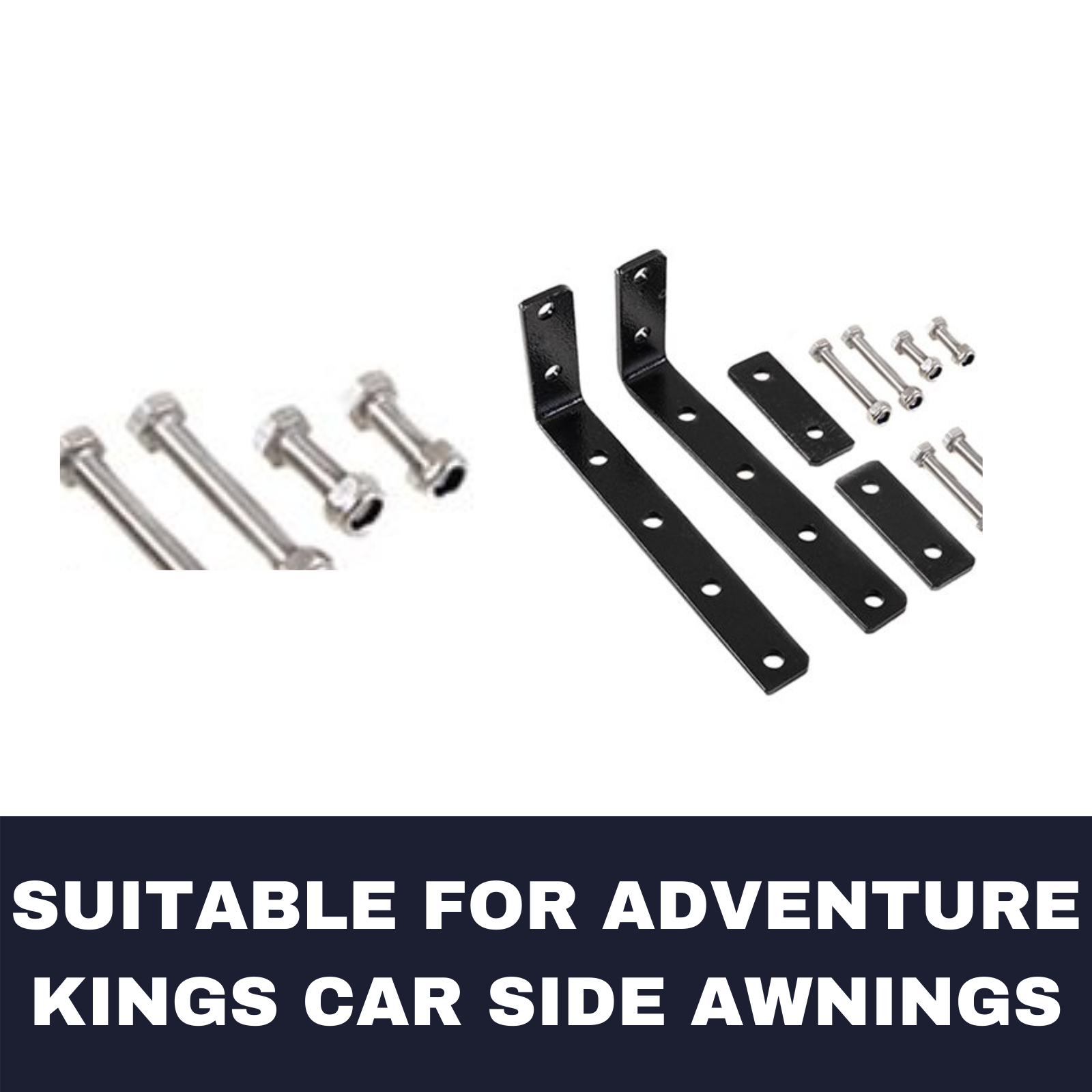 Heavy Duty Awning Mounting Bracket Kit Suit Adventure Kings Car Roof