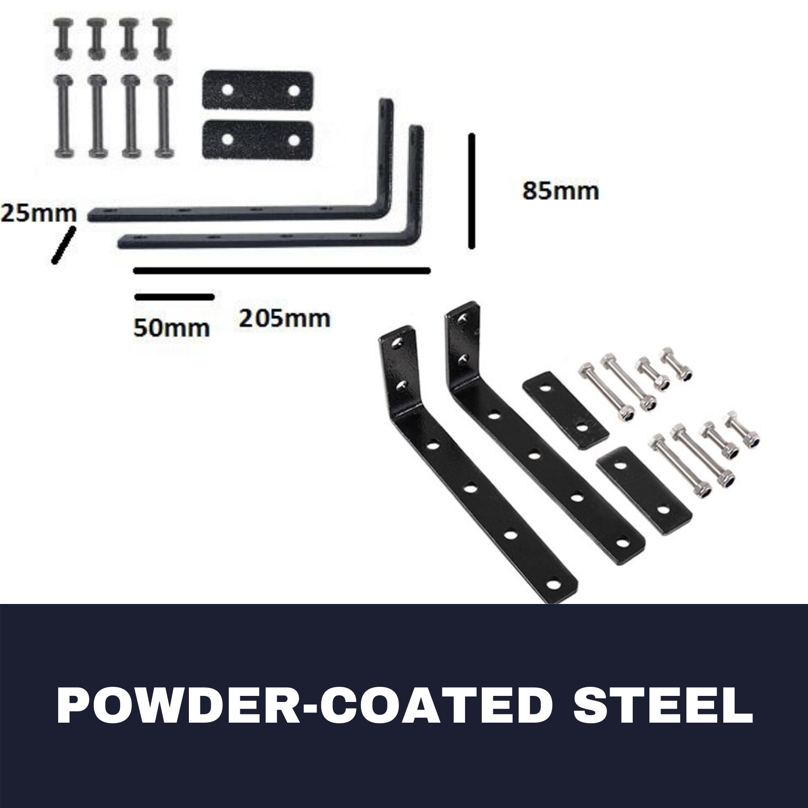 Heavy Duty Awning Mounting Bracket Kit Suit Adventure Kings Car Roof