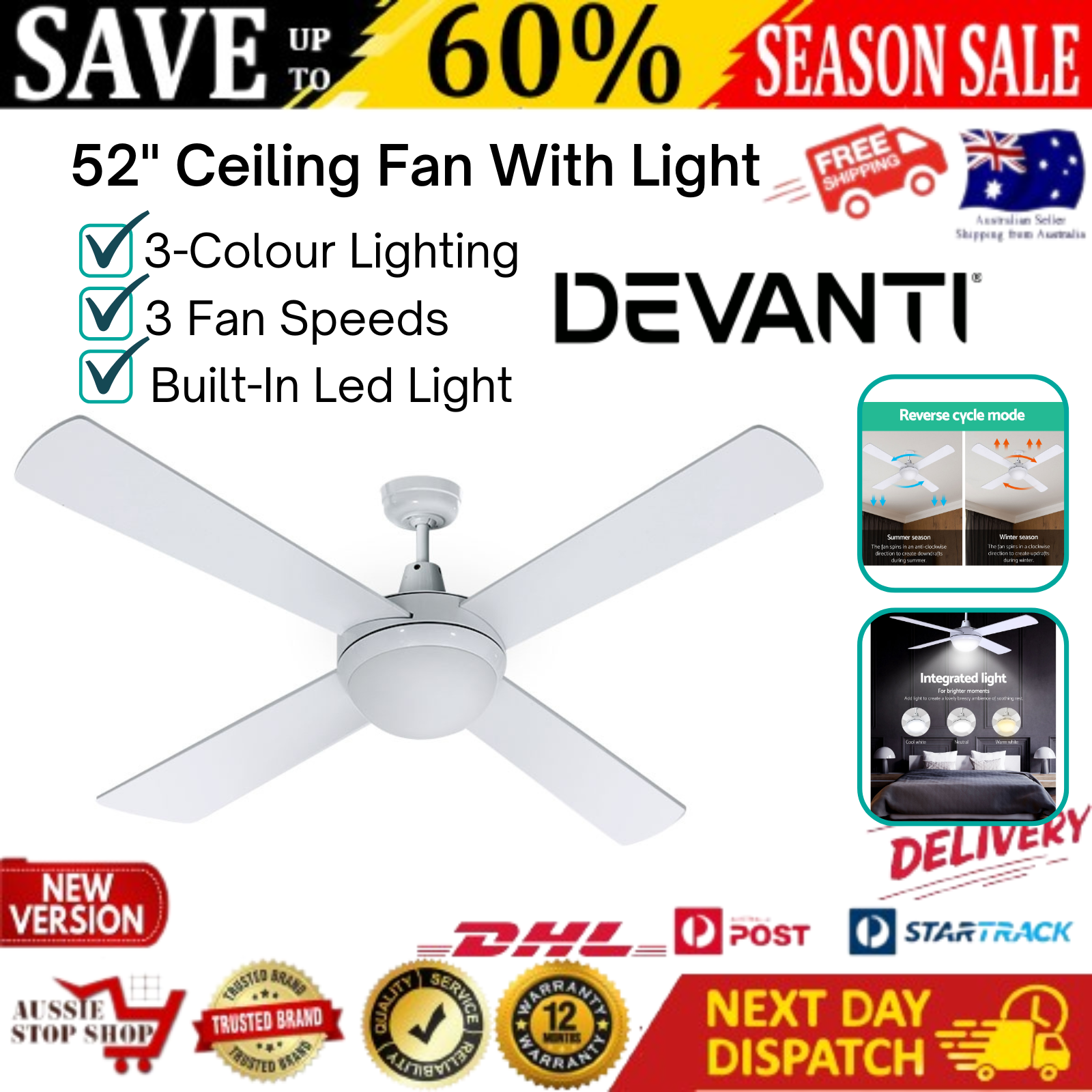 52 inch Ceiling Fan